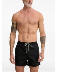 KARL LAGERFELD - Logo-Print Drawstring Swim Shorts - Lyst
