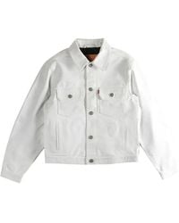 Stussy - Levi's Buttoned Flap-Pocket Leather Jacket - Lyst