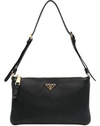 Prada - Schoudertas Met Logo - Lyst