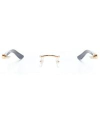 Cartier - Lunettes De Vue À Monture Rectangulaire - Lyst