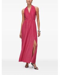 Liu Jo - Long Lurex Dress - Lyst