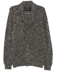 Tagliatore - Cardigan Romme À Col Châle - Lyst