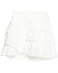 Maje - Broderie-anglaise Cotton Shorts - Lyst