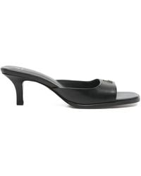 Patrizia Pepe - Square-Toe Heeled Sandals - Lyst