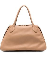 MINOBOSSI - Large Abigail Pebbled-Leather Tote Bag - Lyst