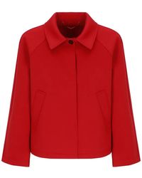 Emme - Raglan-Sleeved Single-Breasted Coat - Lyst
