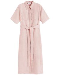 Chinti & Parker - Scallop Shirt Midi Dress - Lyst