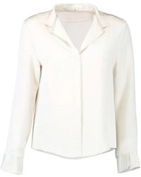 Peter Cohen - Cuffed-Sleeves Buttoned Blouse - Lyst