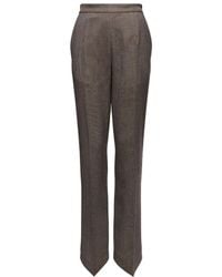 MM6 by Maison Margiela - Virgin-Wool Trousers - Lyst