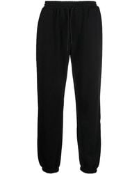 MSGM - Logo-Print Cotton Track Pants - Lyst