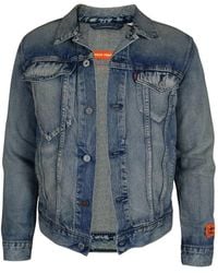 Heron Preston - Vintage Denim Trucker Jacket - Lyst
