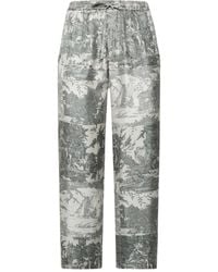 Pierre Louis Mascia - Hose mit Landschafts-Print - Lyst