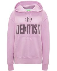 JW Anderson - Sudadera de algodón con capucha y estampado gráfico - Lyst