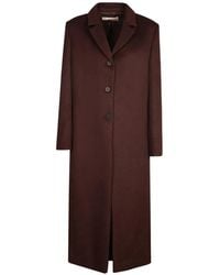 Blanca Vita - Single-Breasted Notched-Lapels Coat - Lyst