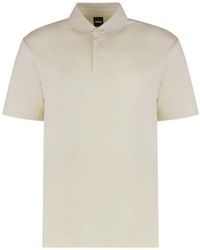 BOSS - Button-Fastening Polo Shirt - Lyst