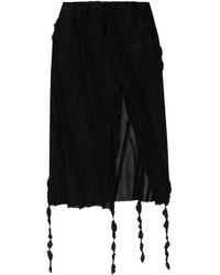 Blumarine - Ruched Midi Skirt - Lyst
