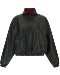 Balenciaga - Reversible Leather Jacket - Lyst