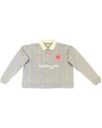 Astrum - Pinstriped Polo Shirt - Lyst
