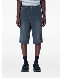 Visvim - Distressed Frayed-Hem Shorts - Lyst