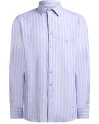 Etro - Striped Linen Shirt - Lyst