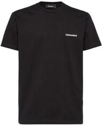 DSquared² - Map-Print Cotton T-Shirt - Lyst