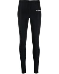 Jil Sander - Legging Met Logoprint - Lyst