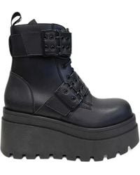 Altercore - Deminis Plateau-Stiefel Mit Schnalle - Lyst