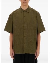 YMC - Ciders Embroidered Short-Sleeves Shirt - Lyst