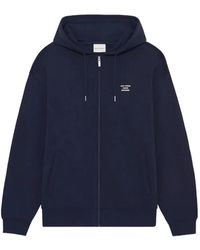 Drole de Monsieur - Logo-Print Zip-Up Hoodie - Lyst