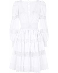 Dolce & Gabbana - Long Sleeved Dress - Lyst