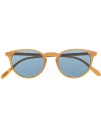 Oliver Peoples - Round Frame Sunglasses - Lyst