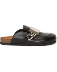 JW Anderson - Gourmet Chain Almond-toe Mules - Lyst