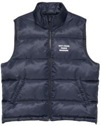 Drole de Monsieur - Quilted Logo-Print Gilet - Lyst