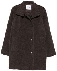 Samsøe & Samsøe - High-Neck Button-Up Coat - Lyst