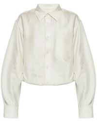 Alexander Wang - Silk Layered Cami Shirt Top - Lyst