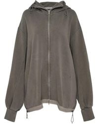 Yohji Yamamoto - Drawstring-Hem Hoodie Jacket - Lyst