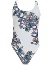 Amir Slama - Floral-Print Swimsuit - Lyst