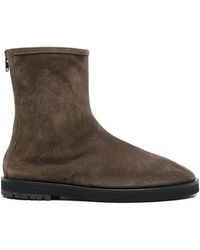 Dear Frances - Joss Suede Zip Boots - Lyst