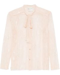 forte_forte - Lace-Embroidered Sequin-Embellished Blouse - Lyst
