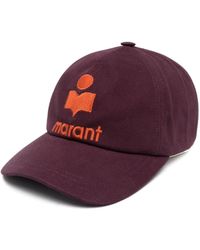 Isabel Marant - Logo-embroidered Cotton Cap - Lyst
