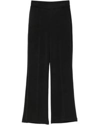 Woc - Pressed-Crease Flared Trousers - Lyst