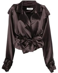 Frankie Shop - Simona Satin Blouse - Lyst