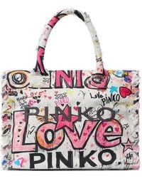 Pinko - Printed Shoulder Bag - Lyst
