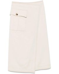 Philosophy Di Lorenzo Serafini - Falda midi acampanada - Lyst
