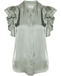 Zadig & Voltaire - Tiza Ruched-detailed Shirt - Lyst