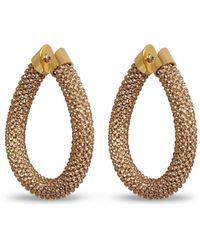 Rabanne - Gold Pixel Chainmail Earrings - Lyst