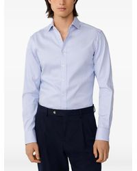 Hackett - Bengal-Stripe Kent-Collar Shirt - Lyst