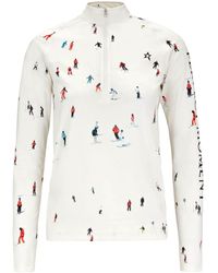 Perfect Moment - Graphic-print Thermal Top - Lyst