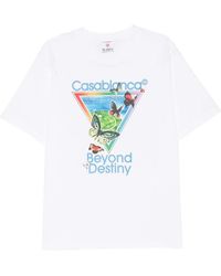 CASABLANCA - Tennis Club Icon Beyond Destiny T-Shirt - Lyst