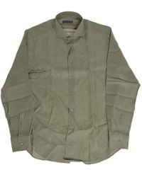 Corneliani - French-Collar Linen Shirt - Lyst